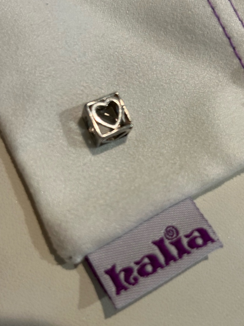 Halia “Box Full of Love” Charm - Sterling Silver